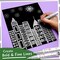5 Acrylic Silver Paint Pen - Silver Marker Metallic Paint Pens for Fabric, Wood, Canvas, Leaf, Metal, Glass - Silver Paint Pen Fine Tip, Thin Point & Jumbo (1mm, 3mm, 6mm, 10mm, 15mm)